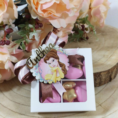 Bomboniere principesse calamite Belle con nome