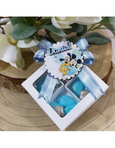 Bomboniere Topolino personalizzate confetti scatola degustazione