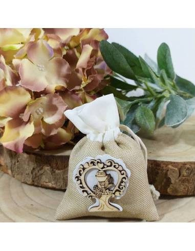 Sacchetti Comunione albero della vita bicolore