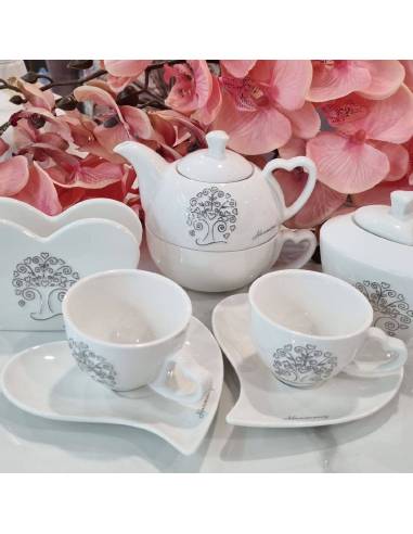 Bomboniere utili matrimonio harmony porcellana bianca