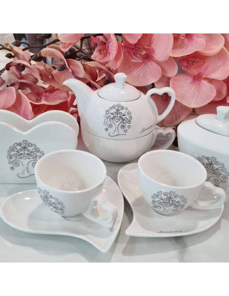 Bomboniere utili matrimonio harmony porcellana bianca