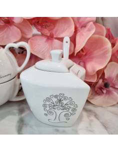 Bomboniere utili matrimonio harmony porcellana bianca 2