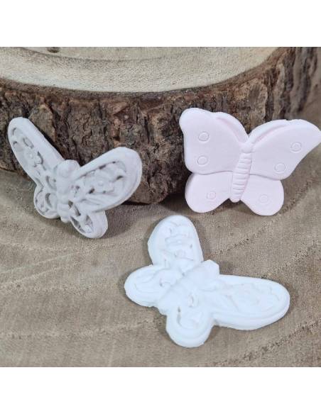 Gessetti profumati a forma di farfallina bomboniere nascita compleanno comunione