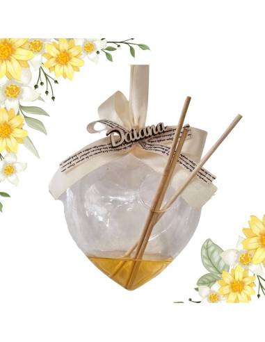 Profumatori bomboniere cuore personalizzato da muro