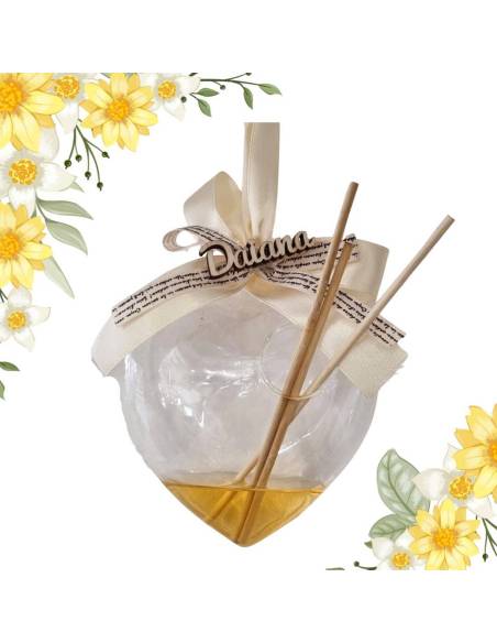 Profumatori bomboniere cuore personalizzato da muro