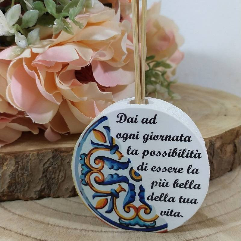 Profumatore ambiente bomboniere con frase offerte online