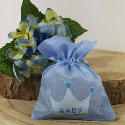 Sacchetti battesimo bambino orsetto mongolfiera| Sindy Bomboniere