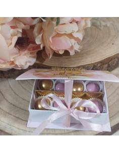 Bomboniere 18 anni personalizzate rosa oro 2