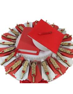 Torta bomboniere laurea medicina infermieristica portachiavi termometro