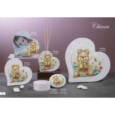 Profumatore ambiente Battesimo orsetto Dolcicose Linea Chiara