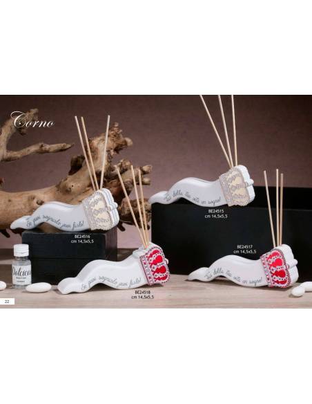 Profumatore ambiente Dolcicose corno frase con corona Linea Corno