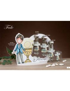 Bomboniere Dolcicose portachiavi Comunione Linea Fede