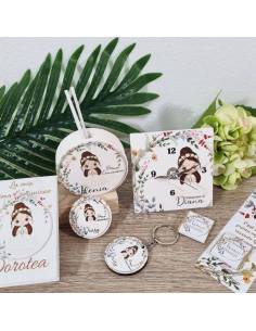 Portachiavi bimba bomboniere sacre comunione