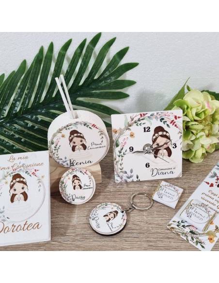 Portachiavi bimba bomboniere sacre comunione