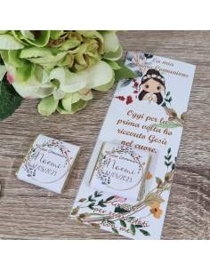 Segnaposto Prima comunione bambina Cioccolatini