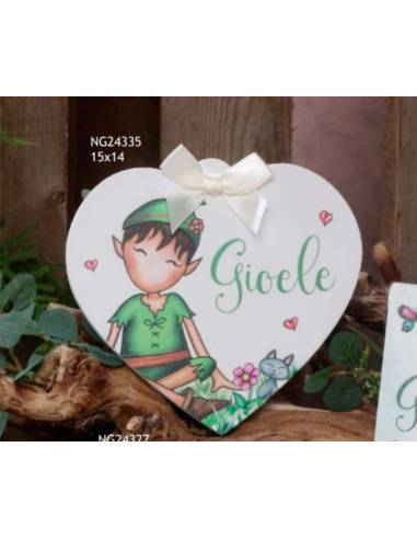 Bomboniere Dolcicose folletto cuore bianco Linea Favola