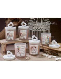 Candele profumate particolari Dolcicose tappo cuore Linea Celestia