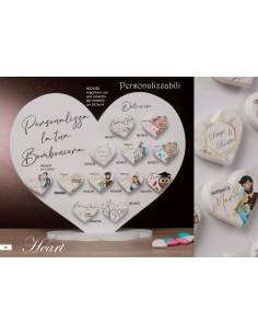 Bomboniere calamite personalizzate Dolcicose cuore Linea Heart