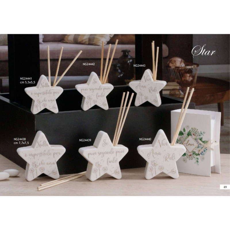 Profumatore ambiente Dolcicose Matrimonio Linea Star