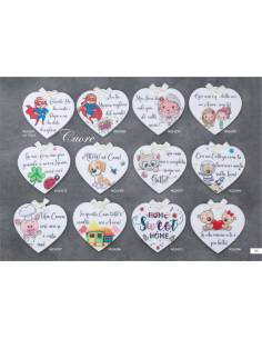 Dolcicose bomboniere cuore frase con fiocco Linea Cuore