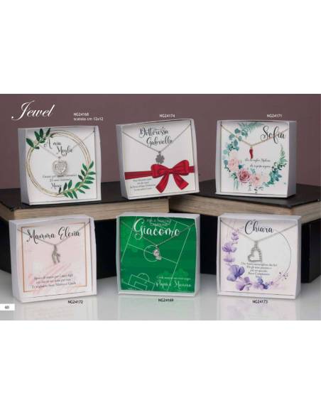 Bomboniere online Dolcicose scatola collana Linea Jewel