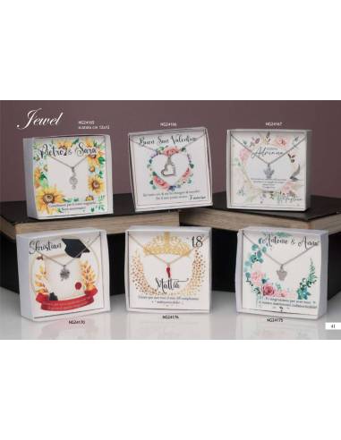 Bomboniere personalizzate Dolcicose scatola collana Linea Jewel