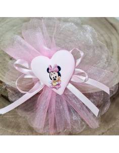 Economico bomboniere Minnie baby cuore gessetto