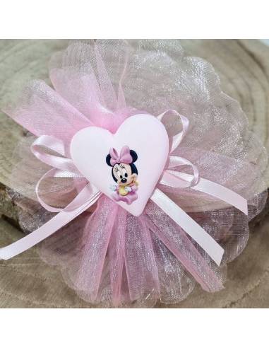 Economico bomboniere Minnie baby cuore gessetto