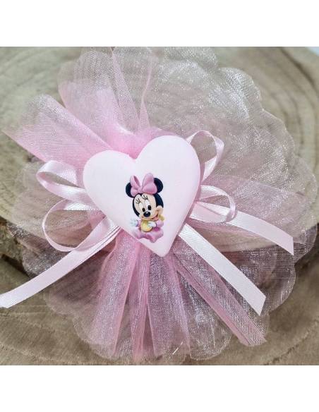 Economico bomboniere Minnie baby cuore gessetto