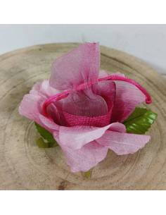 Sacchetti portaconfetti in organza fiore bomboniere offerte online 2