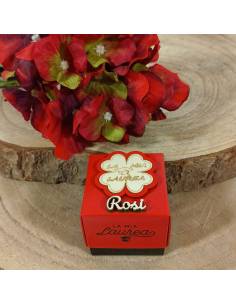 Scatolina bomboniere laurea quadrifoglio portafortuna personalizzate