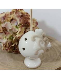 Profumatore ambiente luce pumi porcellana lucida offerte