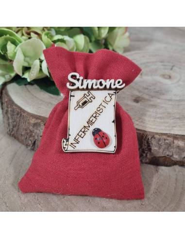 Sacchetti portaconfetti laurea in medicina e chirurgia prezzi scontati online siringa portachiavi