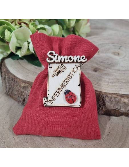 Sacchetti portaconfetti laurea in medicina e chirurgia prezzi scontati online siringa portachiavi