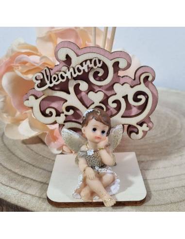 Profumatore bomboniera Albero della Vita fatina con nome personalizzato