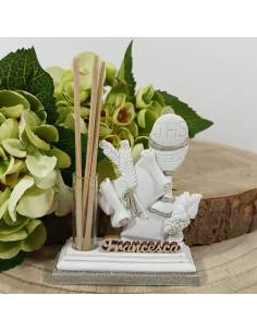 Bomboniere Comunione icona sacra profumatore completo di nome