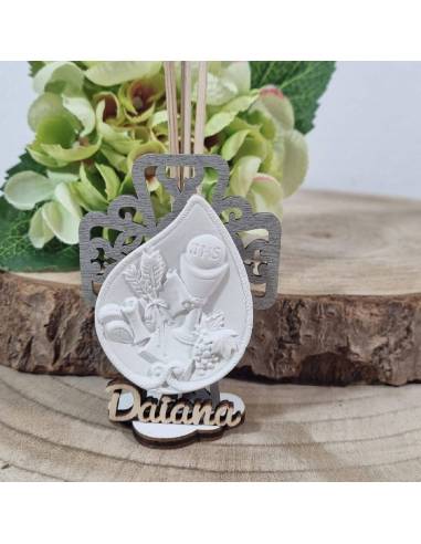 Profumatori bomboniere Comunione personalizzate croce albero della vita