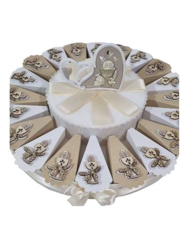 Bomboniere Comunione torta immagine Sacramento Eucarestia