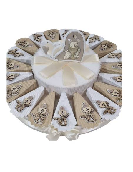 Bomboniere Comunione torta immagine Sacramento Eucarestia