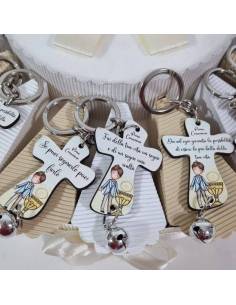 Bomboniere Comunione bimbo tao frase torta bomboniera