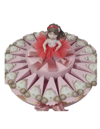 Torta bomboniere carrozza magnete ceramica lucida