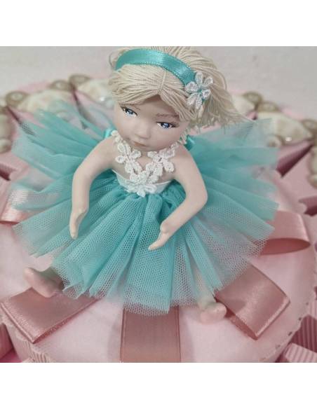 Torta bomboniere carrozza magnete ceramica lucida | Sindy Bomboniere