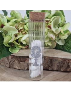 Portaconfetti Comunione vasetto con calice argentato