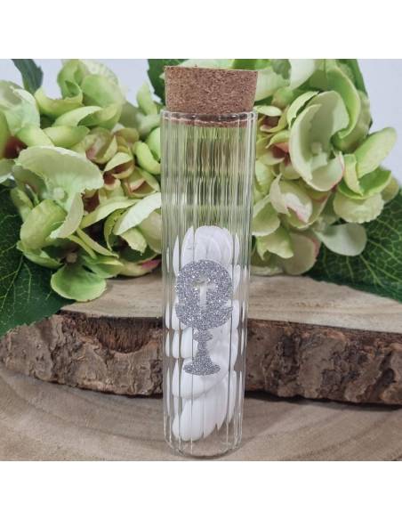 Portaconfetti Comunione vasetto con calice argentato