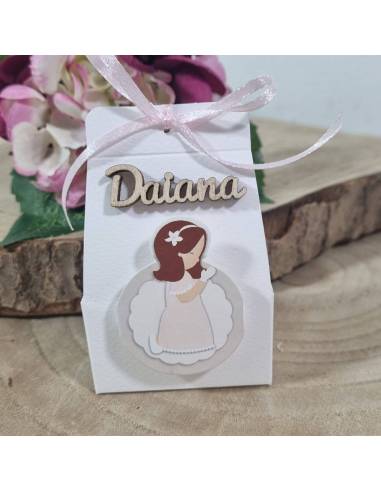 Scatoline portaconfetti Comunione personalizzate femmina