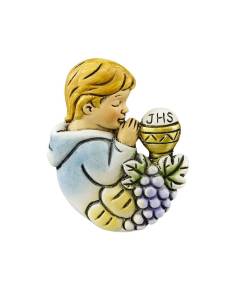 Bomboniere Comunione maschio calamita Eucarestia calice oro