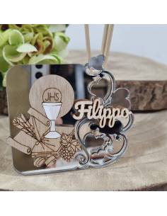 Bomboniere Comunione Utili Profumatore plexiglas argento