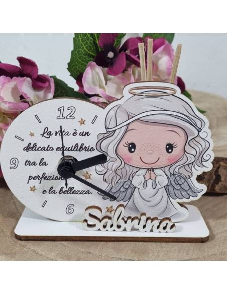 Bomboniere Comunione profumatore orologio personalizzato