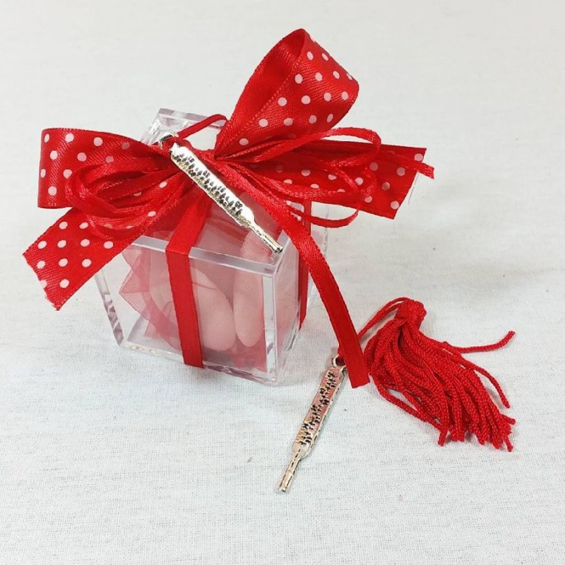 BOMBONIERA PLEX TERMOMETRO PER LAUREA INFERMIERISTICA SCIENZE MEDICINA