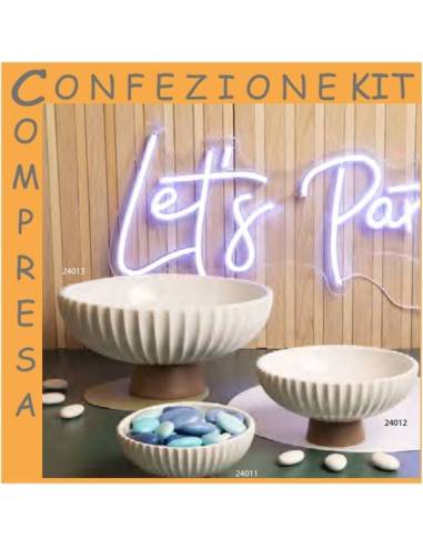 Alzatina Plissé bomboniere Claraluna